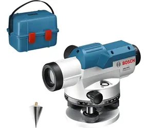 Bosch GOL 26 D Professional / Optický nivelační přístroj / dosah 100 m / zvětšení 26x / IP54 / brašna