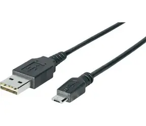 Sharkoon USB-A - micro USB-B černá / Propojovací kabel / USB 2.0 / 0,5 m