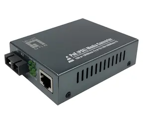 LevelOne GVT-2014 / Mediakonvertor / RJ45-SC / Gigabit Ethernet / Single-mode / PoE 30W / 1310nm / 20 km