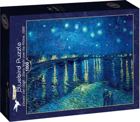 BLUEBIRD Puzzle Hvězdná noc nad Rhônou / 1000 dílků