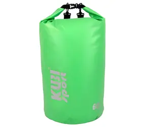 KUBISPORT Lodní vak 60 l zelený / Nepromokavý / Kemping a vodní sporty