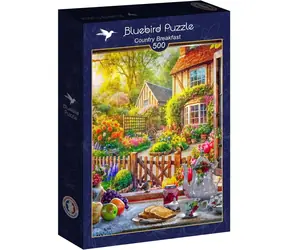 BLUEBIRD Puzzle Snídaně na venkově / 500 dílků / od 12 let