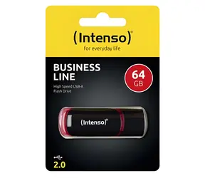 Intenso Business Line 64GB černá / Flash disk / USB 2.0 / čtení: 28MBs / zápis: 6,5MBs