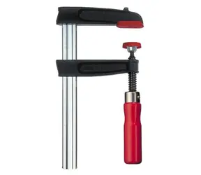 Bessey TPN50S12BE / Šroubová svěrka z temperované litiny s dřevěnou rukojetí / 500 x 120 mm / upínací síla až 5500 N