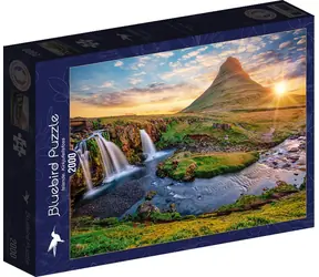 BLUEBIRD Puzzle Vodopád Kirkjufellsfoss / 2000 dílků / rozměr 96 × 68 cm