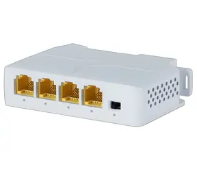 XtendLan PoE LAN extender / PoE extender / 1x PoE-in 90W 802.3bt / 3x PoE-out 60W 802.3af/at / Gigabit