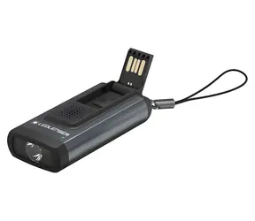 Ledlenser K6R Safety šedá / Kapesní svítilna / osobní alarm / 400 lm / USB nabíjení