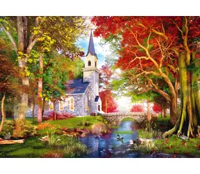 SCHMIDT Puzzle Kaplička v podzimním kouzlu / 1000 dílků / od 12 let