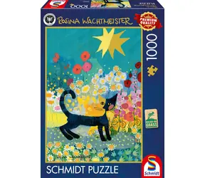 SCHMIDT Puzzle Kočka v květinách / 1000 dílků / od 12 let