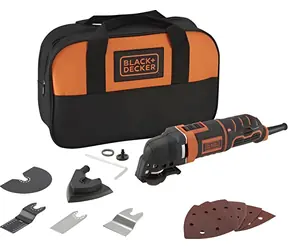 Black&Decker MT300SA2-QS / Multifunkční nářadí / 300W / Super-Lok rychloupínání / příslušenství v sadě