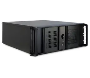 Inter-Tech 4U-4098-S černá / Rack skříň / 19" / ATX / 2x USB 3.2 Gen1 / uzamykatelné dveře