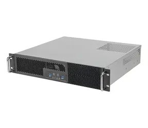 SilverStone SST-RM23-502-MINI černá / Serverová skříň / 2U / µATX / 2x 5,25" / 2x USB-A 3.2