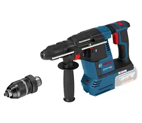 Bosch GBH 18V-26 F Professional / Aku vrtací kladivo / 18V / SDS-Plus / 4350 úderů-min / 2x 5,5 Ah / s odsáváním