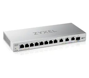 ZyXEL XGS1250-12 šedá / Switch / Managed L2 / 11x 10G RJ-45 / 1x SFP+ / 96 Gbit/s
