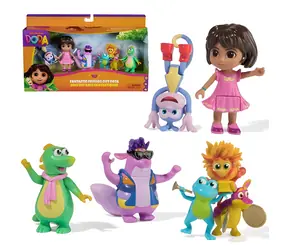 SPIN MASTER Dárková sada figurek Dora Fantastic Friends / 4 figurky a hudební trio / od 3 let