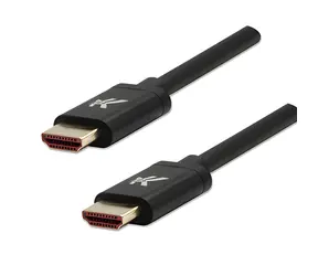 Logo HDMI 2.1 2 m černá / Kabel HDMI / Ultra High Speed / samec - samec / 8K 60Hz / pozlacené konektory