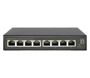 LevelOne GES-2108P černá / Switch / 8-port Gigabit / PoE+ / Unmanaged
