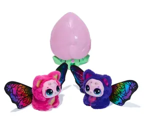 SPIN MASTER Interaktivní hračka Hatchimals Bloomables Kittyfly / Zvuk a světlo / 3× AA baterie / od 4 let