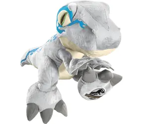 SCHMIDT SPIELE Plyšák Velociraptor Blue šedo-modrý / Jurský svět / 48 cm / od 0 měsíců