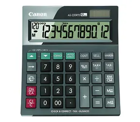 Canon AS-220RTS šedá / Kalkulačka / 12místná / Stolní