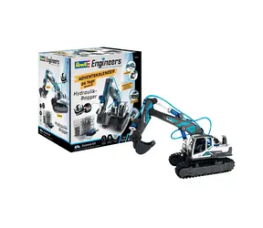 REVELL Adventní kalendář Hydraulický bagr / stavebnice