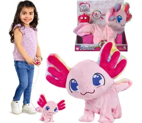 SIMBA Plyšák ChiChi Love Axolotl / Chodící / Zvukové efekty / od 3 let