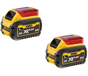 DeWalt DCB546T2 XR FlexVolt / Akumulátor / 2ks / 18V 6.0Ah / 54V 2.0Ah / Li-Ion