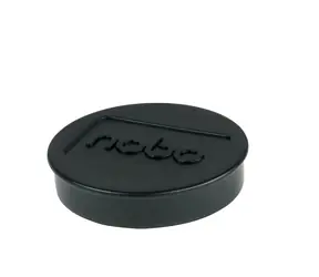 NOBO Magnety 38 mm černé, 4 ks / Kulaté / nosnost 10 listů A4