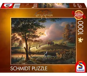 SCHMIDT Puzzle Zlaté slunce nad poli / 1000 dílků / od 12 let