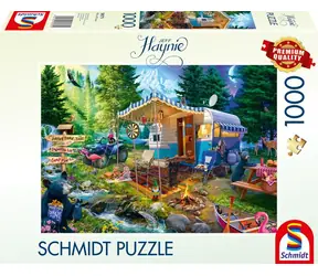 SCHMIDT Puzzle S karavanem v horách / 1000 dílků / od 12 let