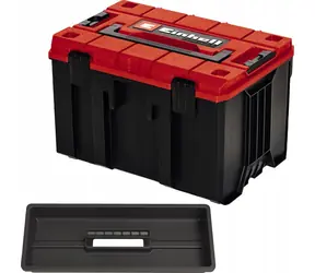 Einhell E-Case M černá/červená / Kufr na nářadí / 420x250x280 mm / nosnost 90 kg
