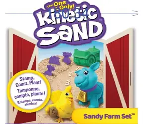 SPIN MASTER Kinetický písek Sandy Farm Set / 340 g / od 3 let