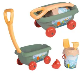 SMOBY Zahradní vozík Life s kbelíkovou sadou / plast / od 18 měsíců