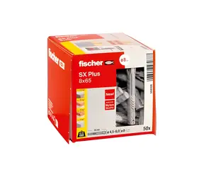 fischer SX 8x65 rozpěrná hmoždinka / Hmoždinka / 50 ks