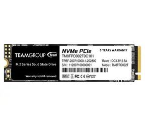 TeamGroup MP33 PRO 2TB / SSD / NVMe PCIe 3.0 x4 / M.2 2280 / R: 2400 MBps / W: 2100 MBps / MTBF 2mh