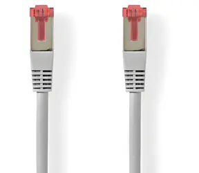 Nedis šedá / Patch kabel / Cat 6 / SF/UTP / RJ45 / 3 m / PVC