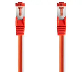 Nedis CAT6 červená / Patch kabel / S/FTP / 5 m / LSZH