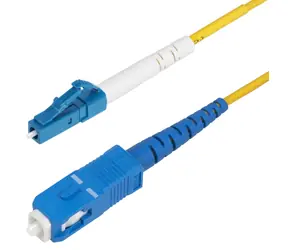 StarTech LC/SC OS2 2m žlutá / Optický kabel / Singlemode duplex / -20 až 60 °C