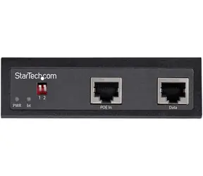StarTech Průmyslový Gigabit PoE splitter / PoE splitter / 12-48V DC / IEEE 802.3af/at / -40/75 °C