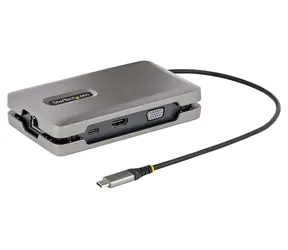 StarTech USB-C Multiport Adaptér šedá / USB-C hub / HDMI / Ethernet RJ45 / 2x USB-A / 0,25m kabel