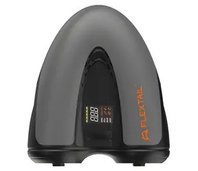 Flextail Evo SUP Pump Pro šedá / Přenosná vzduchová pumpa / tlak 45 PSI / baterie 8000 mAh / 6 režimů