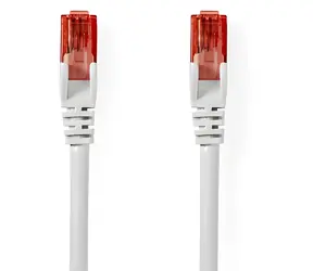 Nedis UTP CAT6 15 m bílá / Patch kabel / RJ45-RJ45 / U/UTP