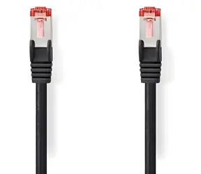 Nedis SFTP CAT6 černá / Patch kabel / RJ45-RJ45 / 3 m / LSZH