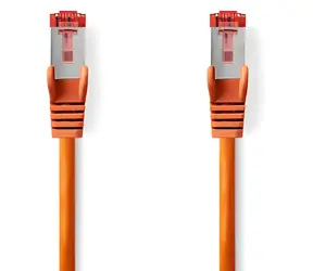 Nedis CAT6 S/FTP oranžová / Patch kabel / RJ45-RJ45 / 0,5 m / LSZH