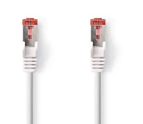 Nedis CAT6 S/FTP bílý / Síťový kabel / 0.25 m / LSZH plášť