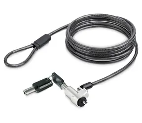 StarTech Cable Lock černá, stříbrná / Lankový zámek pro notebook / 2 m