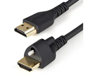 StarTech černá / HDMI kabel / se zajišťovacím šroubem / 1 m / 60 Hz