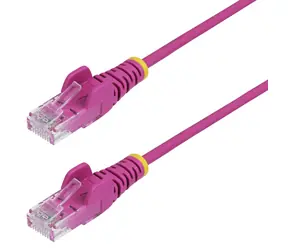 StarTech CAT6 Slim růžová / Síťový kabel / U/UTP / RJ-45 / 7 m / PVC