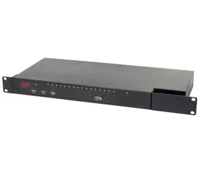 APC KVM 2G / KVM přepínač / Digital IP / 1 vzdálený a 1 lokální uživatel / 16 portů / Virtual Media