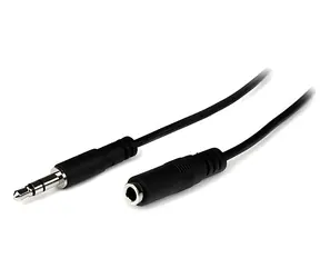 StarTech černá / Prodlužovací kabel / 3,5mm jack – 3,5mm jack / 1 m